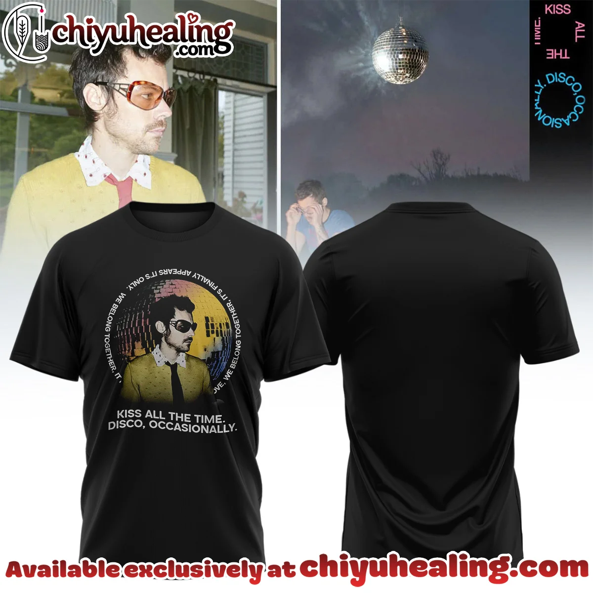 HStyles Kiss All The Time Disco Occasionally Shirt & Hoodie (Style 9)