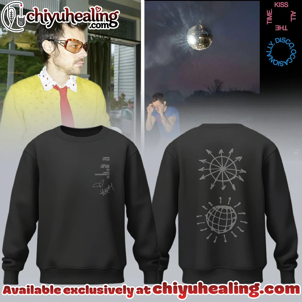HStyles Kiss All The Time Disco Occasionally T-Shirt & Hoodie [Drop 7]