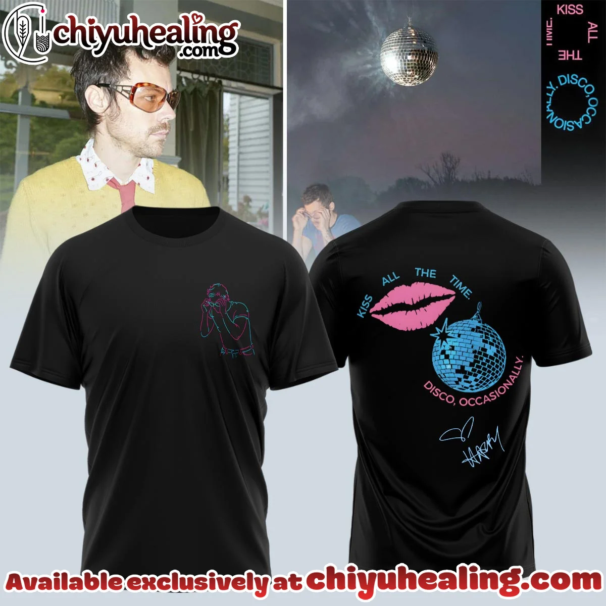 HStyles Kiss All The Time Disco Occasionally T-Shirt & Hoodie - Part 5