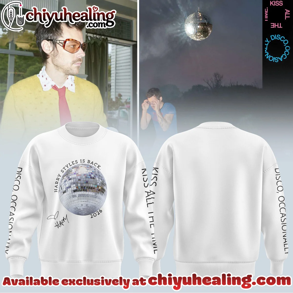 HStyles Kiss All The Time Disco Occasionally T-Shirt & Hoodie (Style 5)