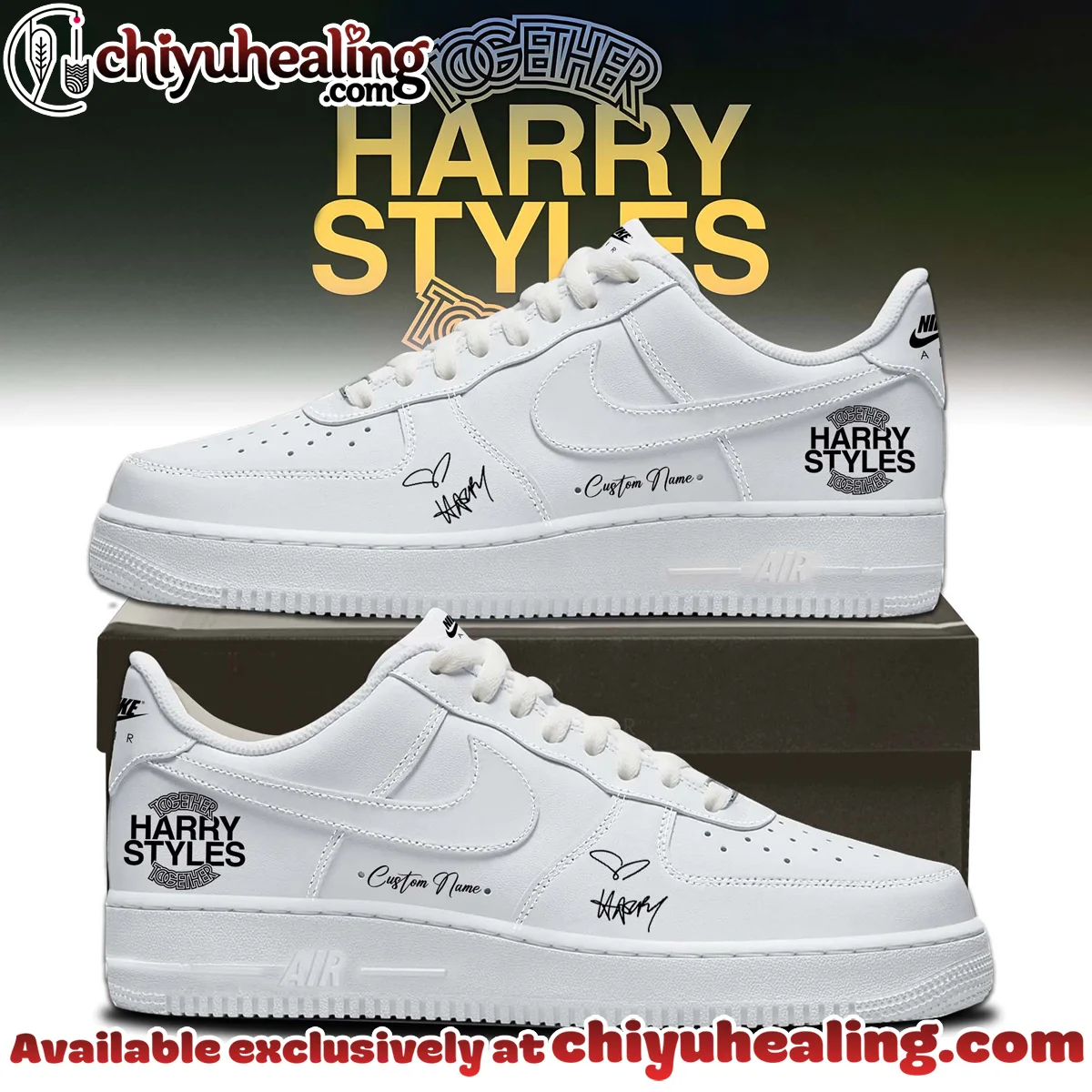 HStyles Together Together Tour Custom Air Force 1 & Jordan 1 Shoes [Batch 3]