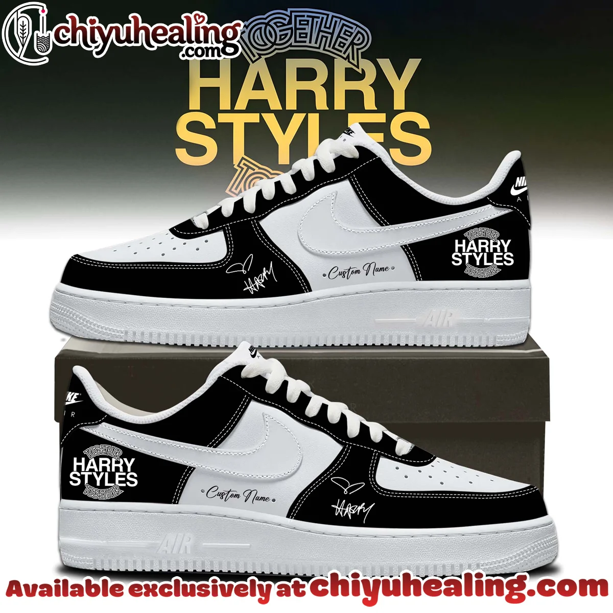 HStyles Together Together Tour Custom Air Force 1 & Jordan 1 Shoes [Batch 4]