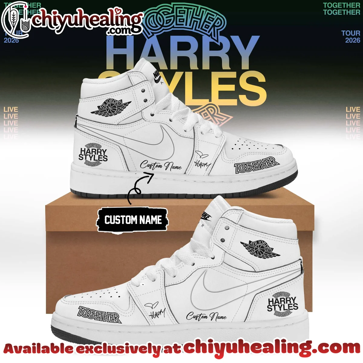 HStyles Together Together Tour Custom Air Force 1 & Jordan 1 Shoes (Design 18)