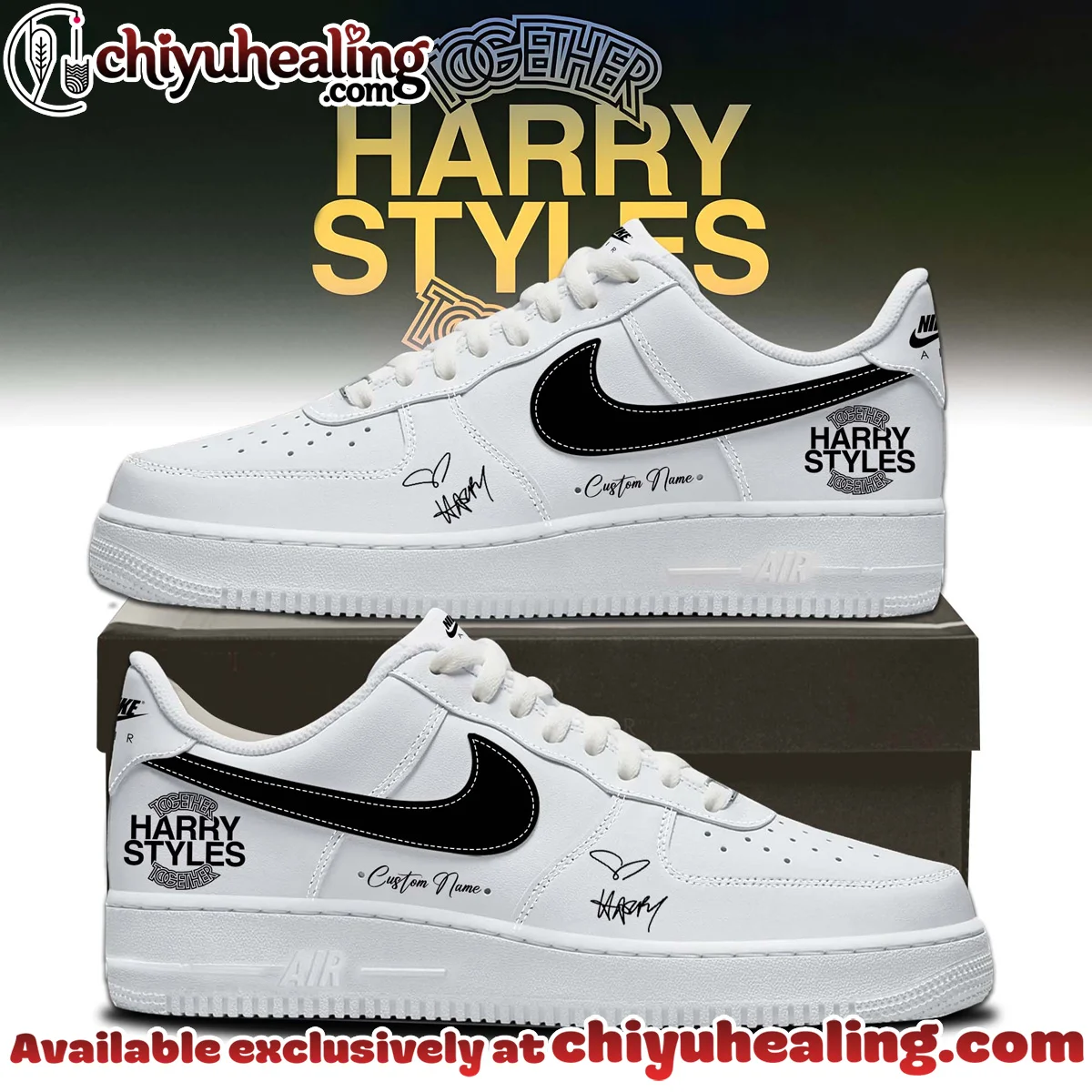HStyles Together Together Tour Custom Air Force 1 & Jordan 1 Shoes - Part 27