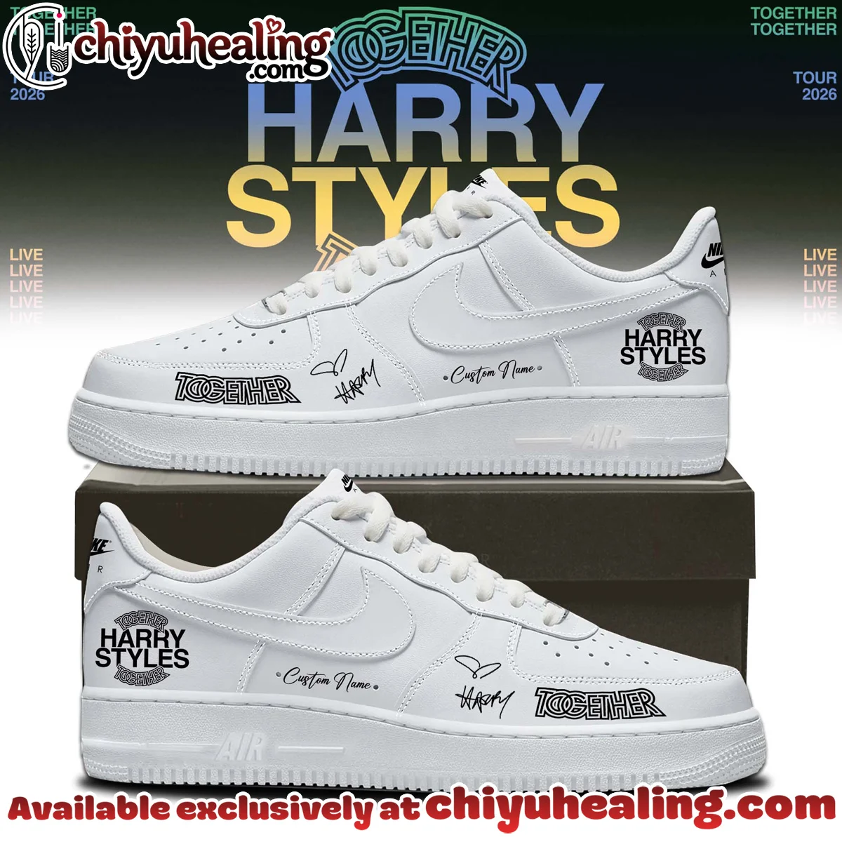 HStyles Together Together Tour Custom Air Force 1 & Jordan 1 Shoes - Series 22