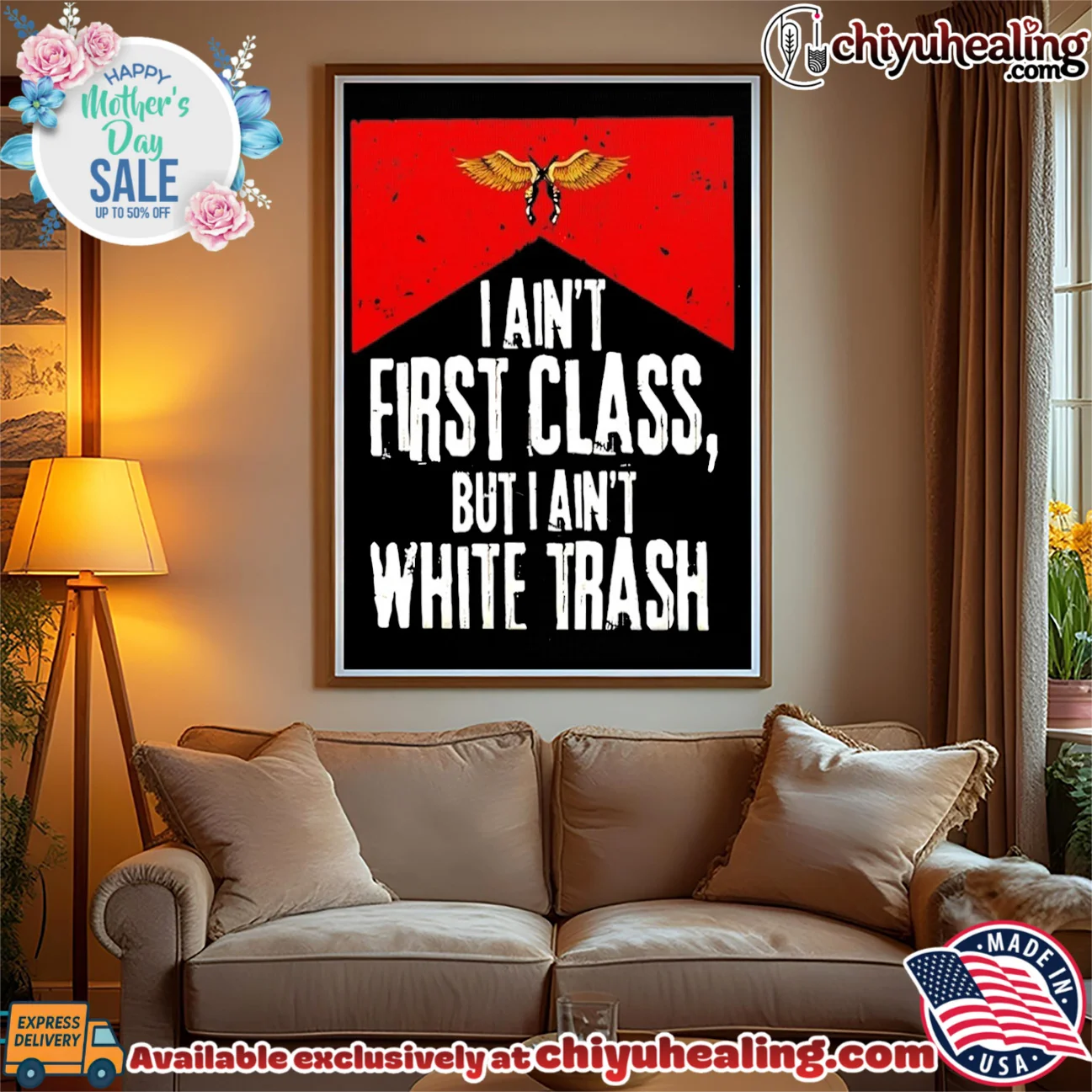 I ain't first class but I ain't white trash country music retro shirt & hoodie | Official Style Drop I ain't first class but I ain't white trash country music
