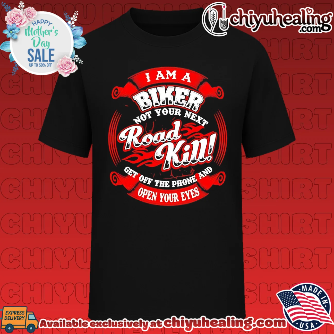 I am a biker not your next road kill get off the phone and open your eyes