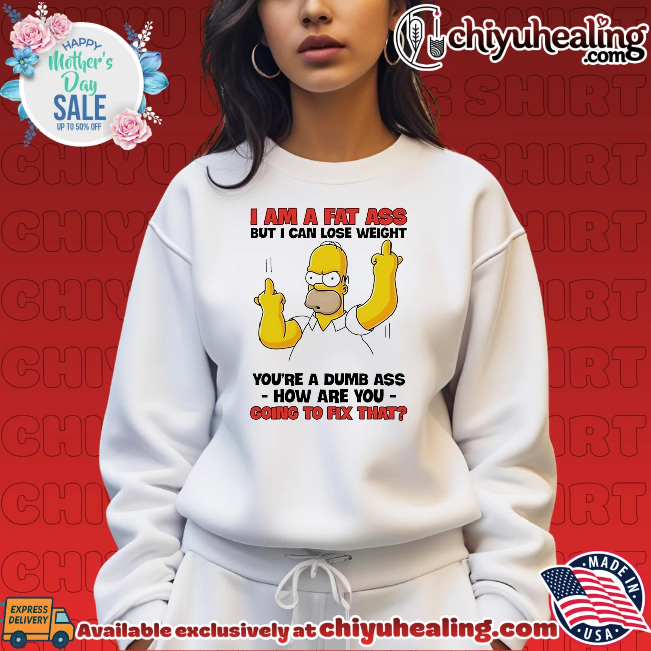 I am a fat ass but I can lose weight you're a dumb ass how are you Simpson middle finger retro shirt & hoodie | Iconic Look I am a fat ass but I can lose weight you're a dumb ass how are you Simpson middle finger