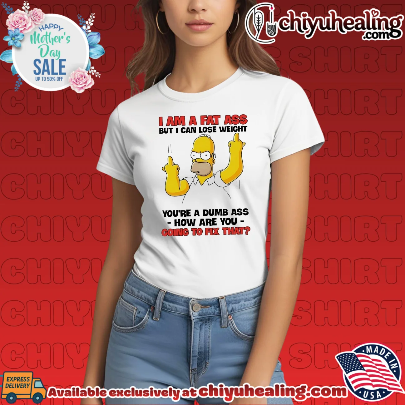 I am a fat ass but I can lose weight you're a dumb ass how are you Simpson middle finger retro shirt & hoodie | Iconic Look I am a fat ass but I can lose weight you're a dumb ass how are you Simpson middle finger