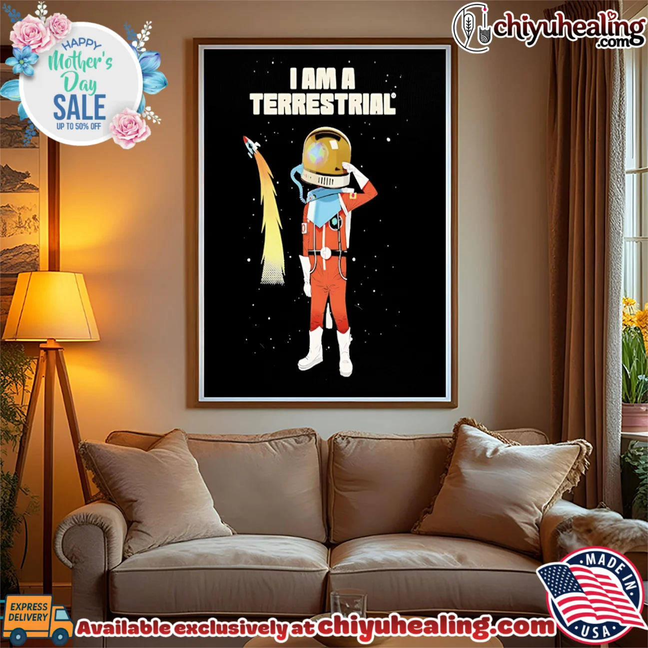 I Am a Terrestrial Astronaut space earth shirt & hoodie I Am a Terrestrial Astronaut space earth