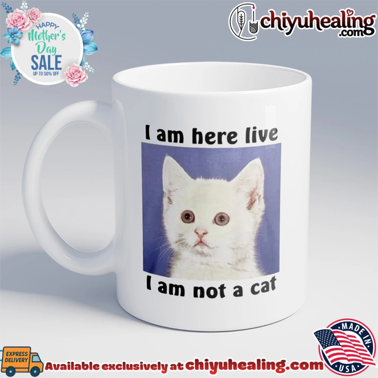 I am here live I Am Not A Cat custom shirt & hoodie | Gift Idea 2026 I am here live I Am Not A Cat