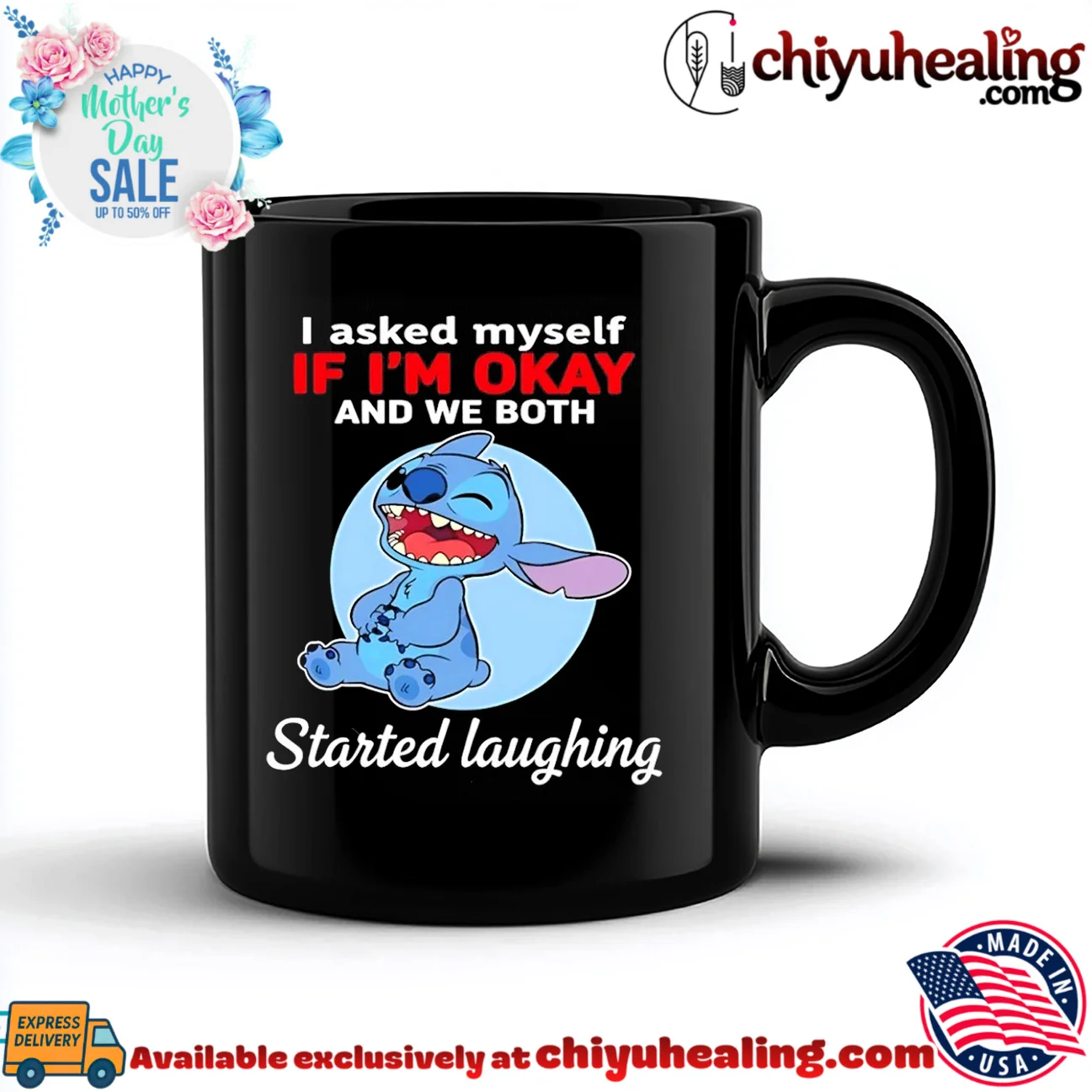 I asked myself if I'm okay and we both started laughing Stitch shirt & hoodie I asked myself if I'm okay and we both started laughing Stitch shirt & hoodie