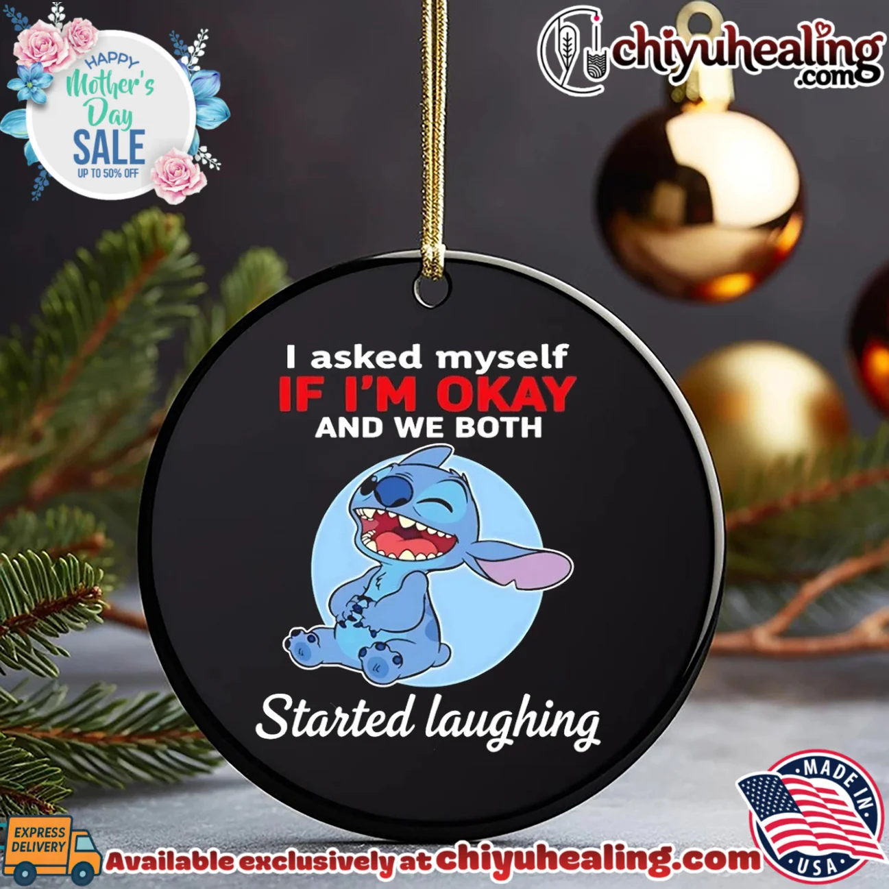 I asked myself if I'm okay and we both started laughing Stitch shirt & hoodie I asked myself if I'm okay and we both started laughing Stitch shirt & hoodie