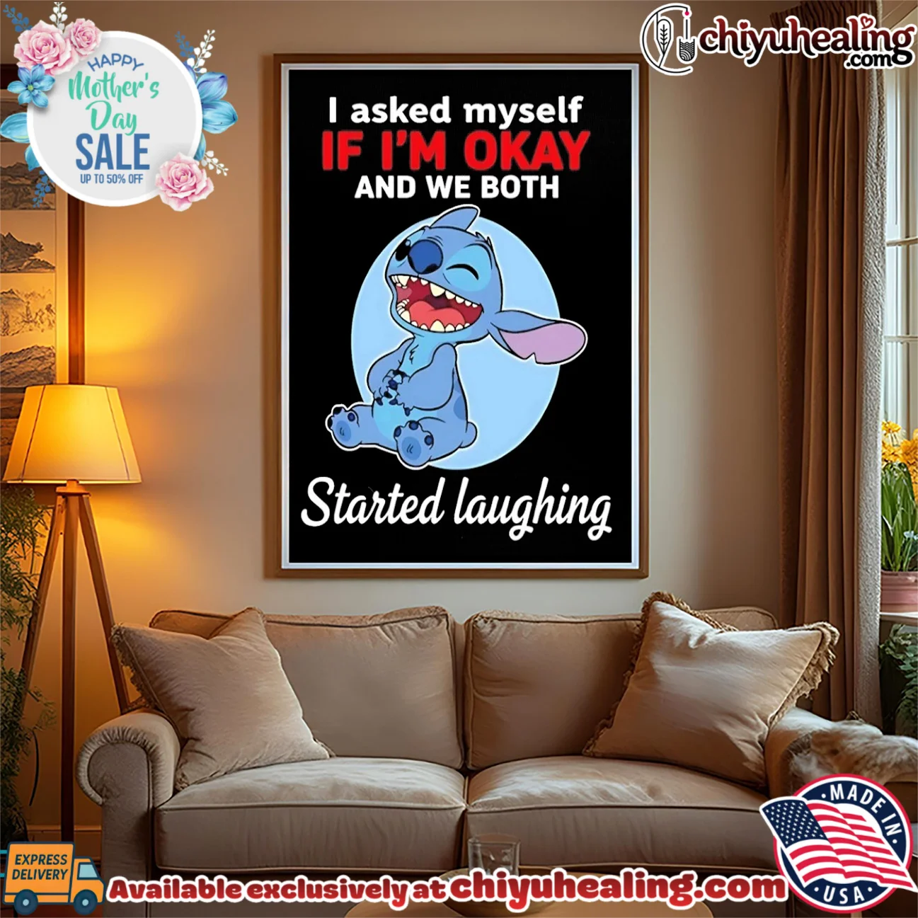 I asked myself if I'm okay and we both started laughing Stitch shirt & hoodie I asked myself if I'm okay and we both started laughing Stitch shirt & hoodie