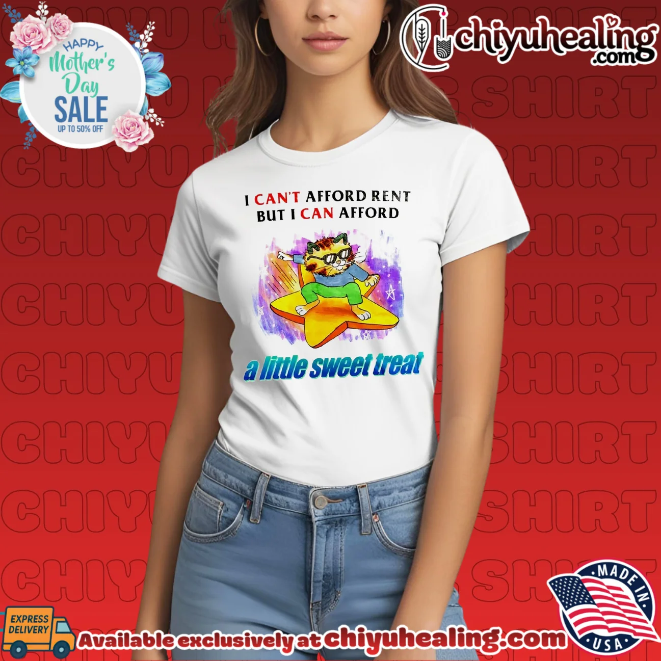 I can't afford rent but I can afford a little sweet treat timeless shirt & hoodie | Modern Street Style I can't afford rent but I can afford a little sweet treat