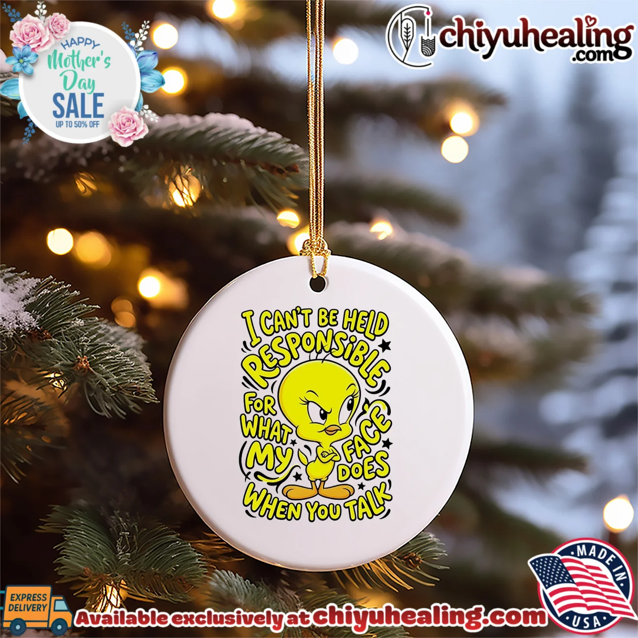 I can't be held responsible for what my face does when you talk Tweety official shirt & hoodie | Official Style Drop I can't be held responsible for what my face does when you talk Tweety