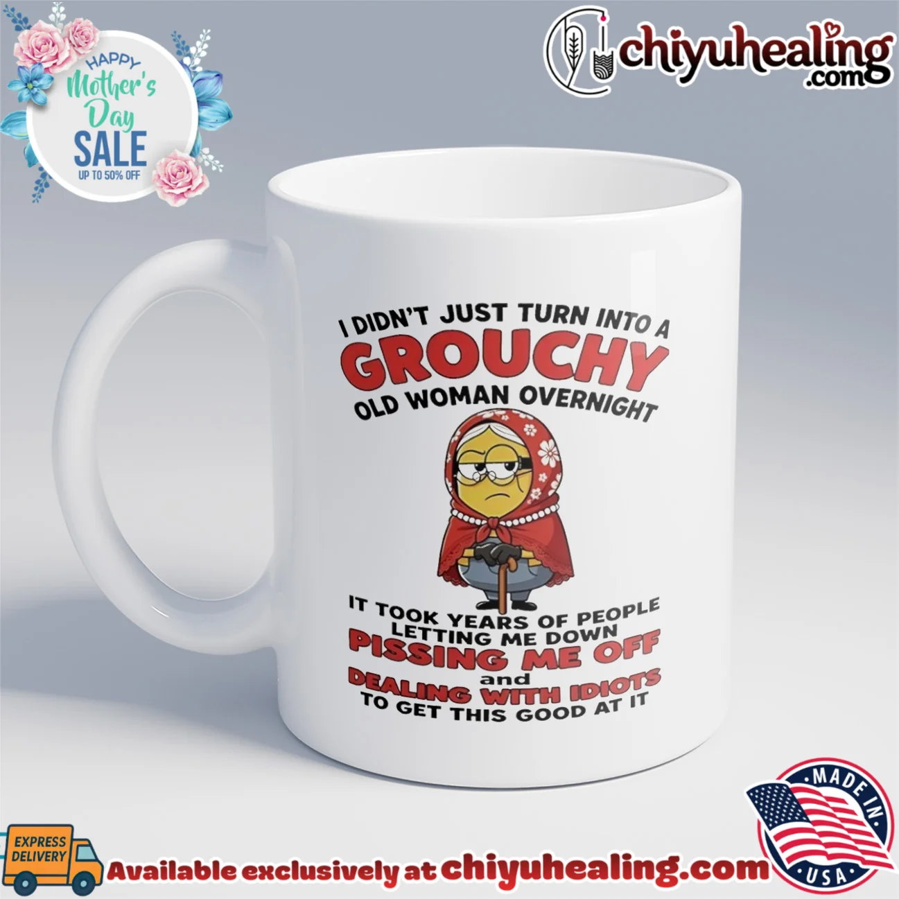 I didn't just turn into a grouchy old woman overnight it took years of people Minion shirt grail shirt & hoodie | Official Style Drop I didn't just turn into a grouchy old woman overnight it took years of people Minion shirt