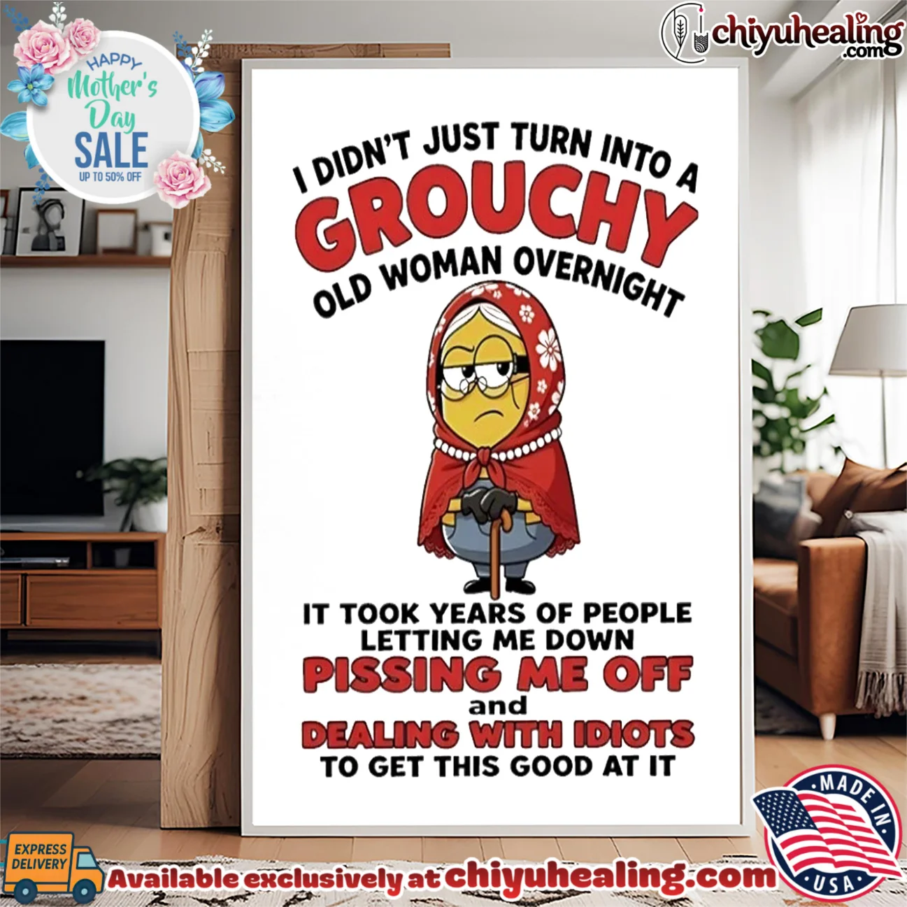 I didn't just turn into a grouchy old woman overnight it took years of people Minion shirt grail shirt & hoodie | Official Style Drop I didn't just turn into a grouchy old woman overnight it took years of people Minion shirt