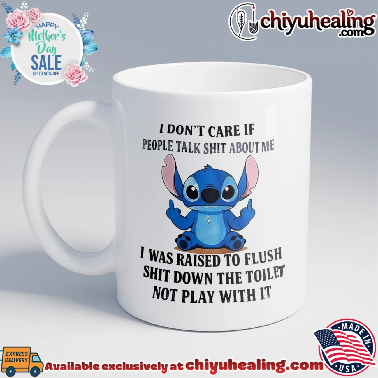 I don't care if people talk shit about me I was raised to flush shit down Stitch shirt statement shirt & hoodie - Urban Fashion I don't care if people talk shit about me I was raised to flush shit down Stitch shirt