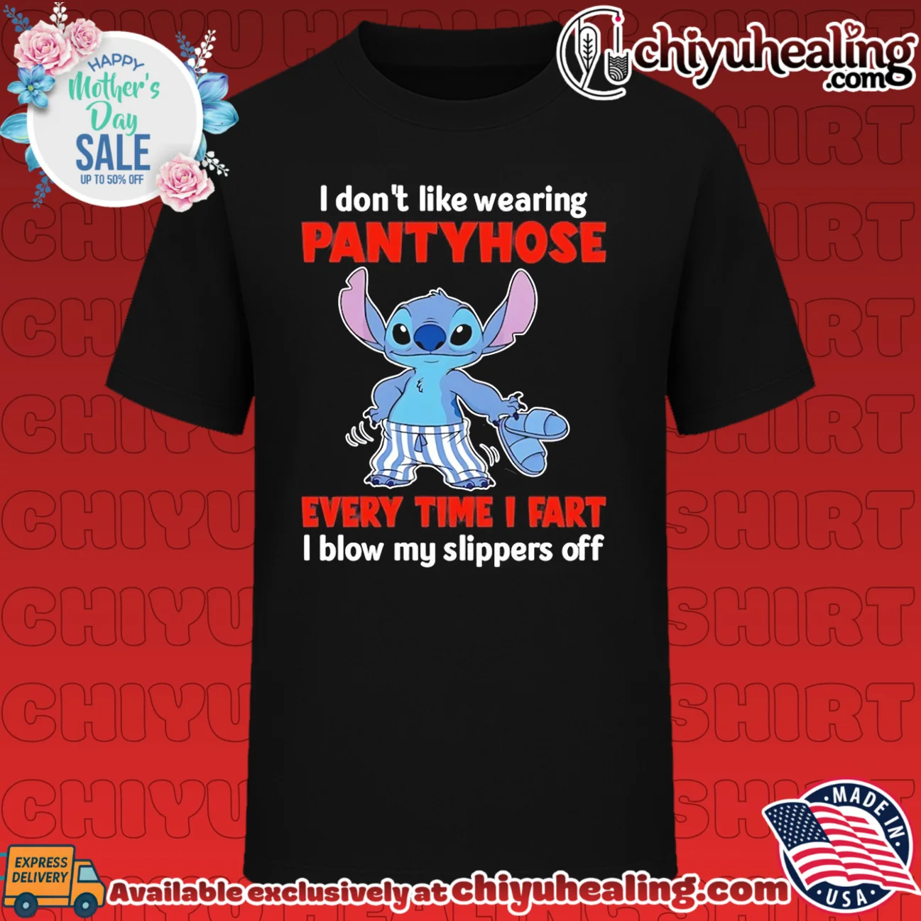 I don't like wearing pantyhose every time I fart I blow my slippers off Stitch shirt & hoodie