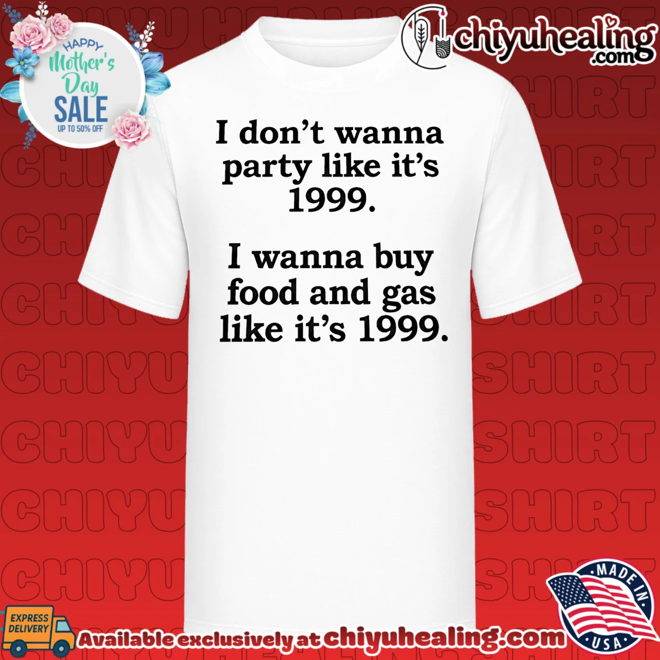 I don't wanna party like it's 1999 I wanna buy food and gas like it's 1999