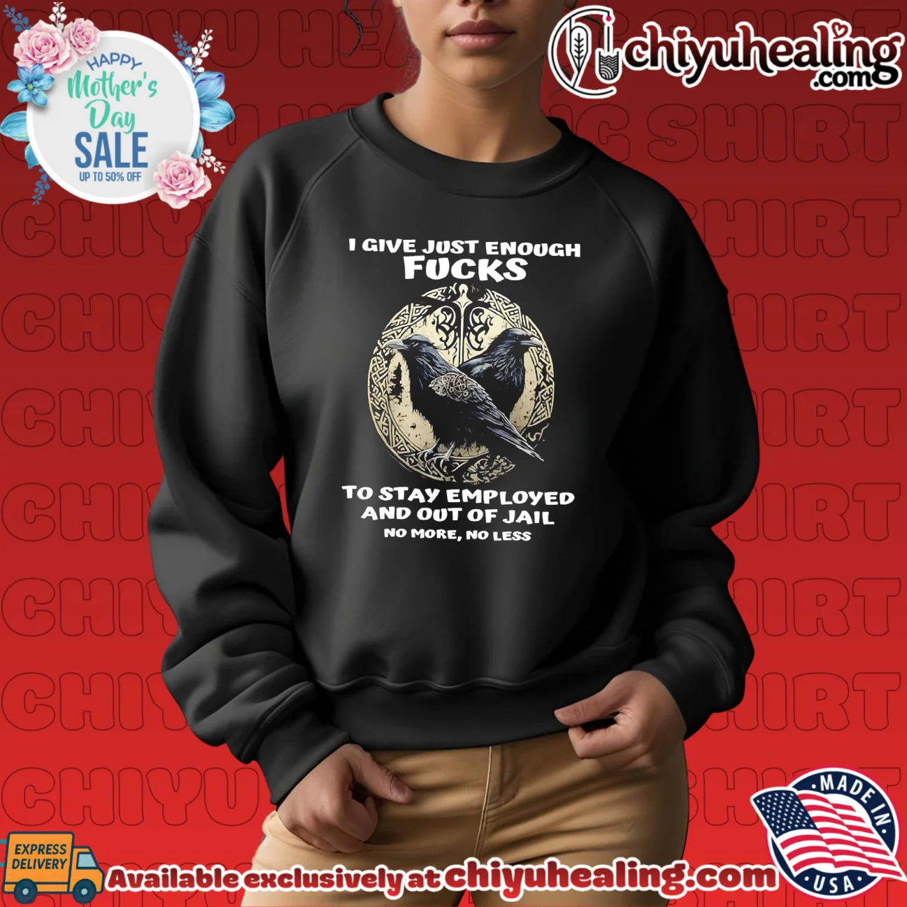 I give just enough fucks to stay employed and out of jail shirt iconic shirt & hoodie - Urban Fashion I give just enough fucks to stay employed and out of jail shirt