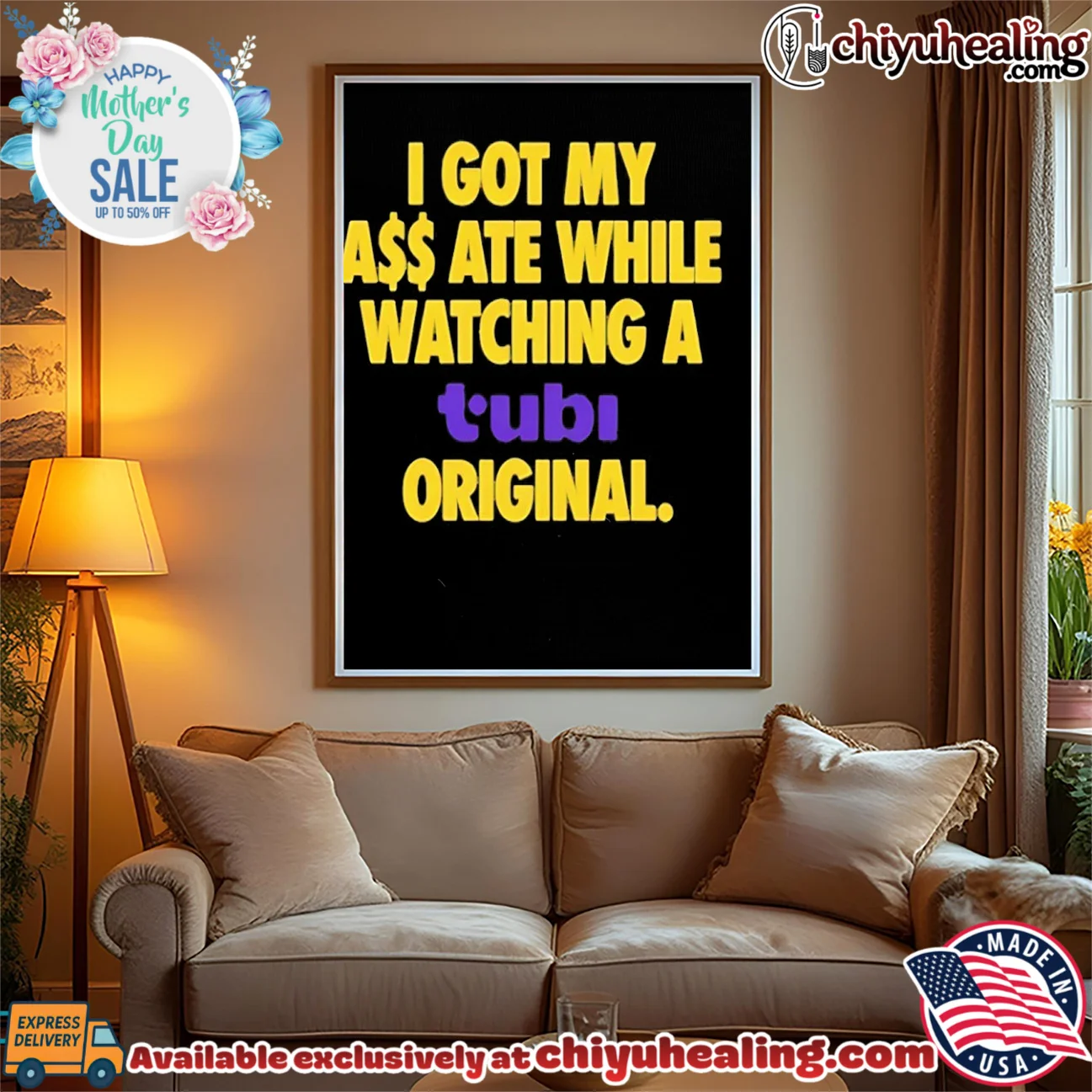 I Got My Ass Ate While Watching Tubi Original epic shirt & hoodie | Official Style Drop I Got My Ass Ate While Watching Tubi Original