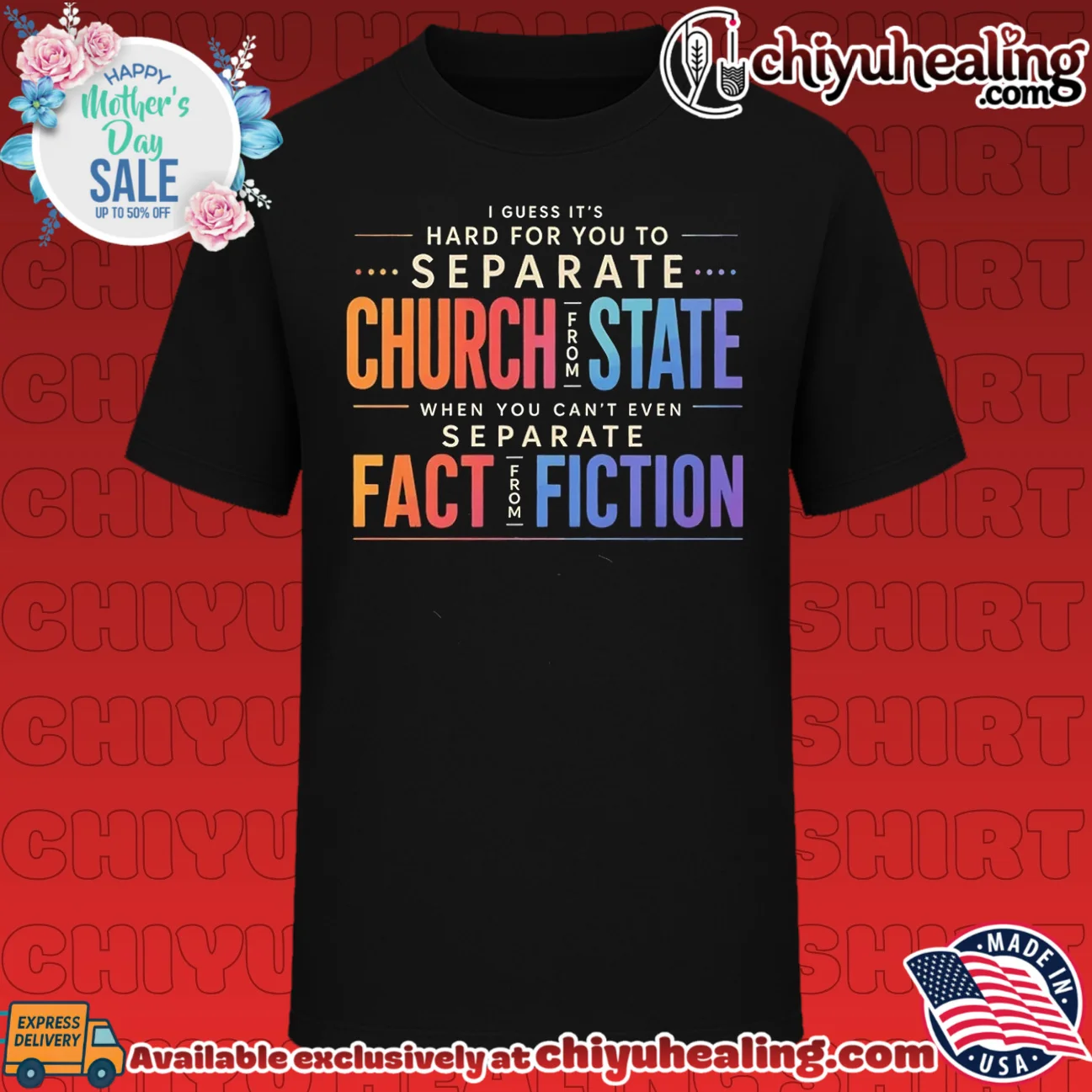 I guess it's hard for you to separate church from state when you can't even separate fact from fiction shirt & hoodie