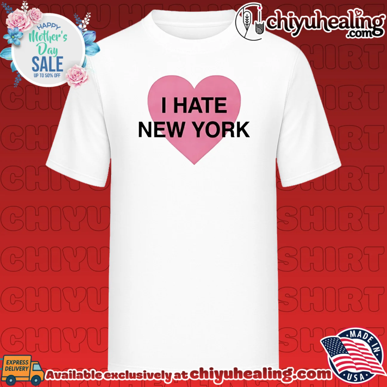 I Hate New York Funny Sarcastic Quote