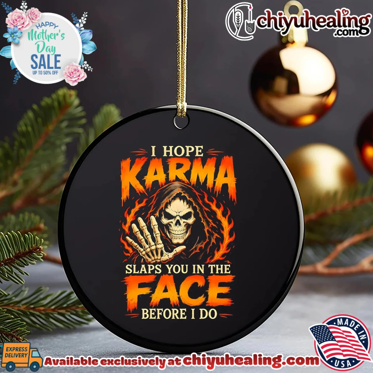 I hope karma slaps you in the face before I do shirt & hoodie I hope karma slaps you in the face before I do