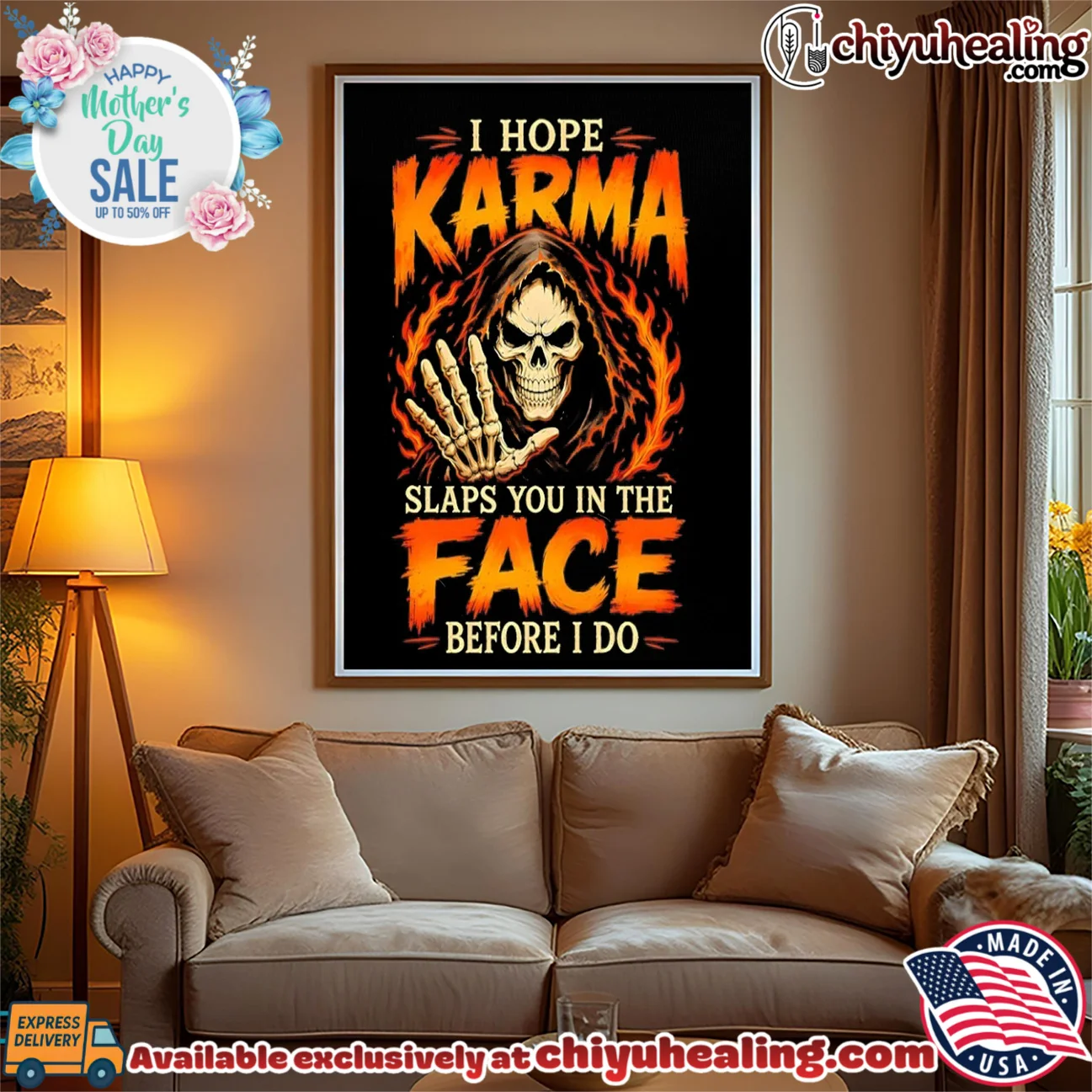 I hope karma slaps you in the face before I do shirt & hoodie I hope karma slaps you in the face before I do