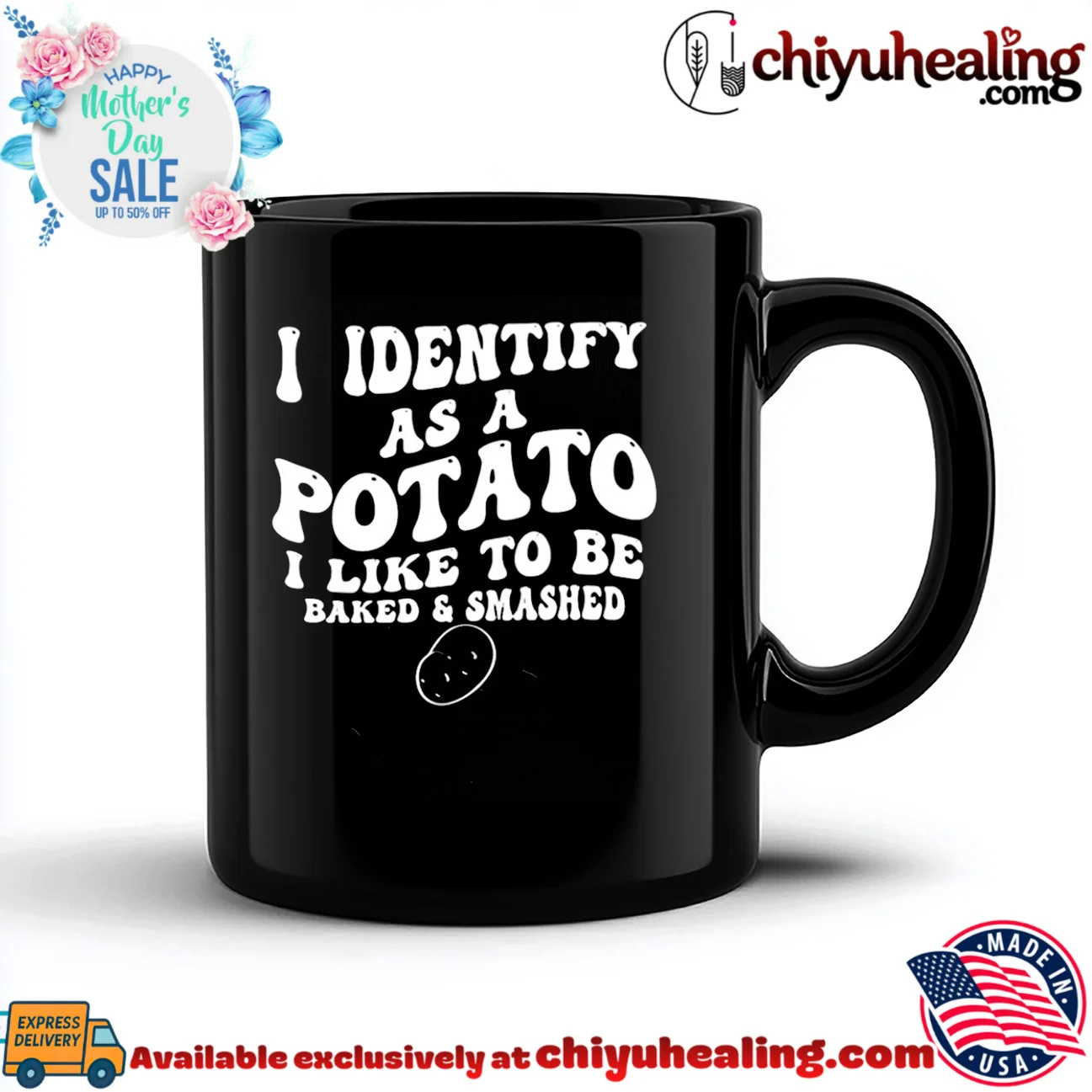 I identify as a potato I like to be baked and smashed signature shirt & hoodie - Urban Fashion I identify as a potato I like to be baked and smashed