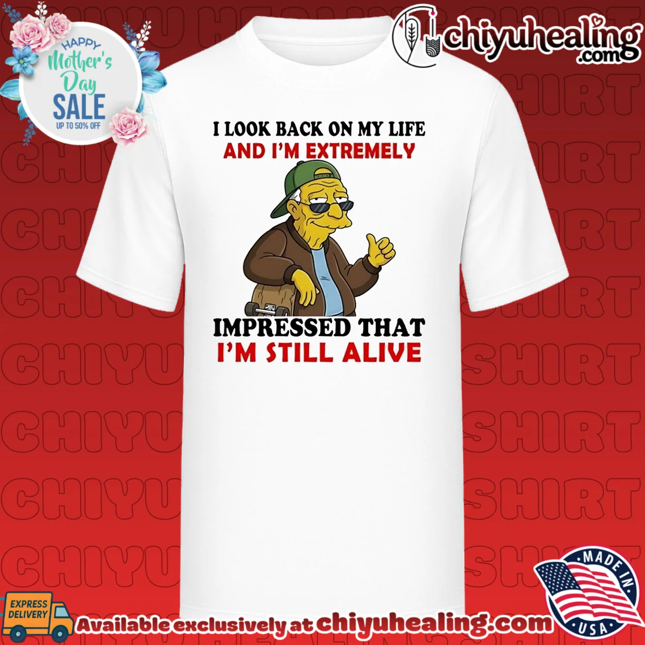 I look back on my life and I'm extremely impressed that I'm still alive Hans Moleman