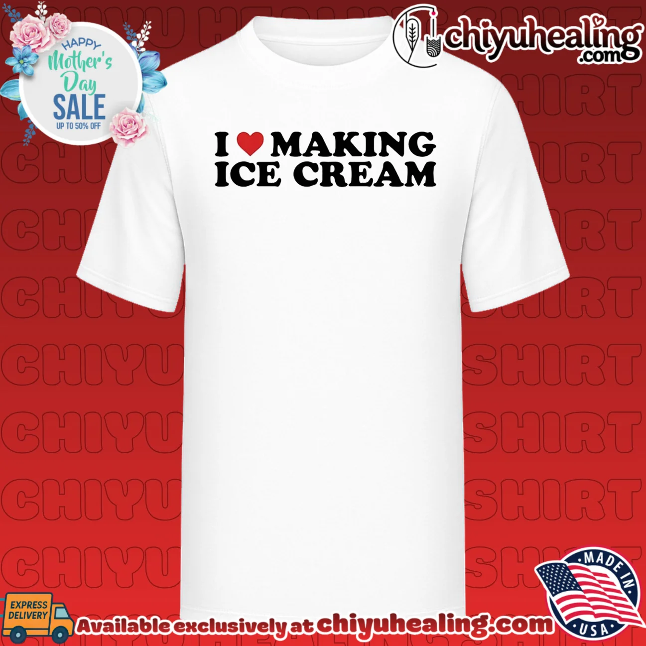 I love Making Ice Cream heart