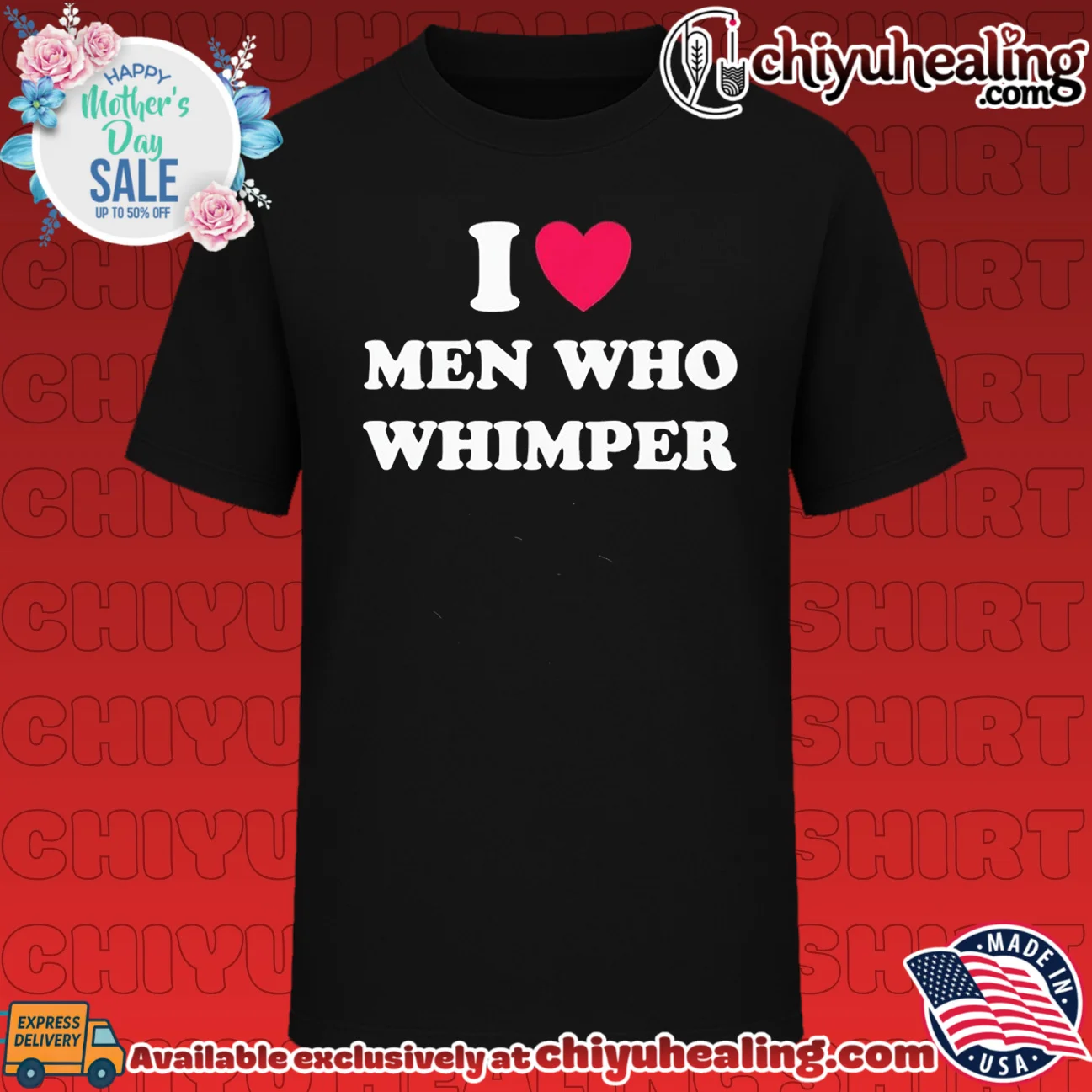 I love men who whimper