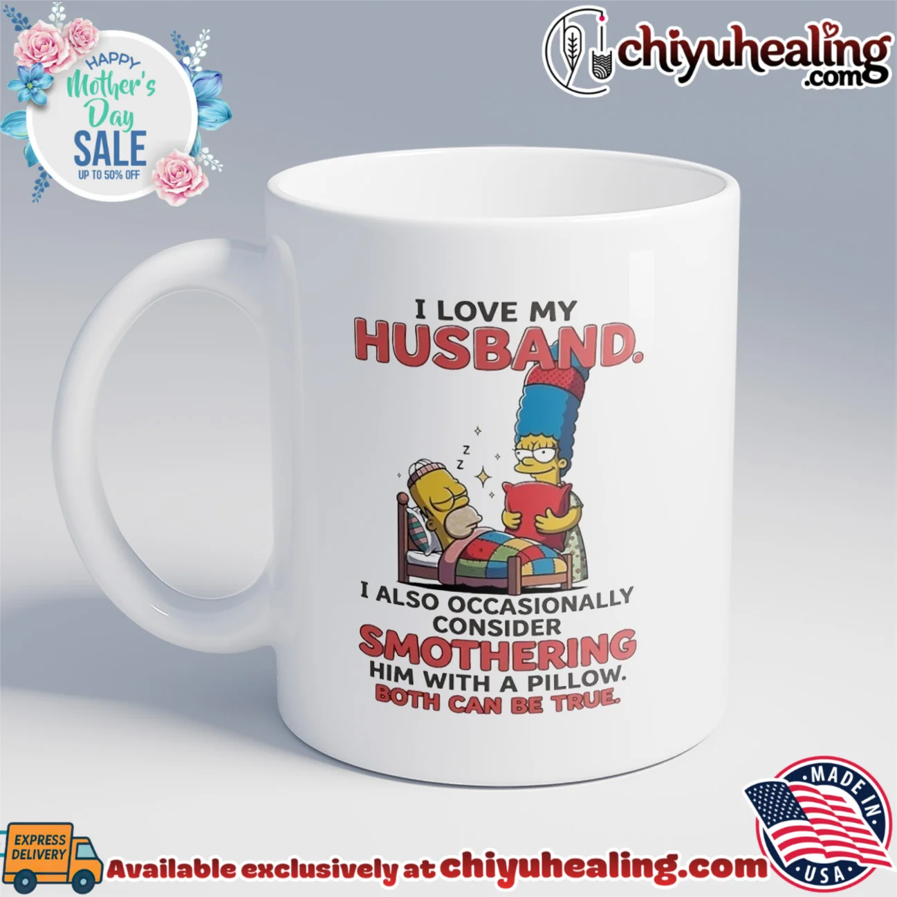 I love my husband I also occasionally consider smothering The Simpson authentic shirt & hoodie | IP Merchandise I love my husband I also occasionally consider smothering The Simpson