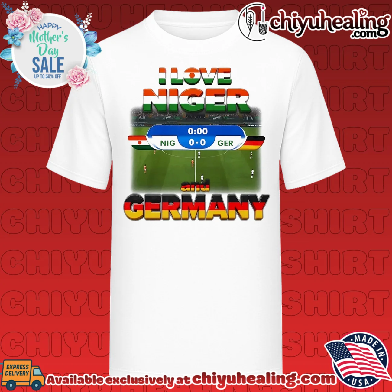 I Love Niger and Germany World Cup 2026 shirt & hoodie