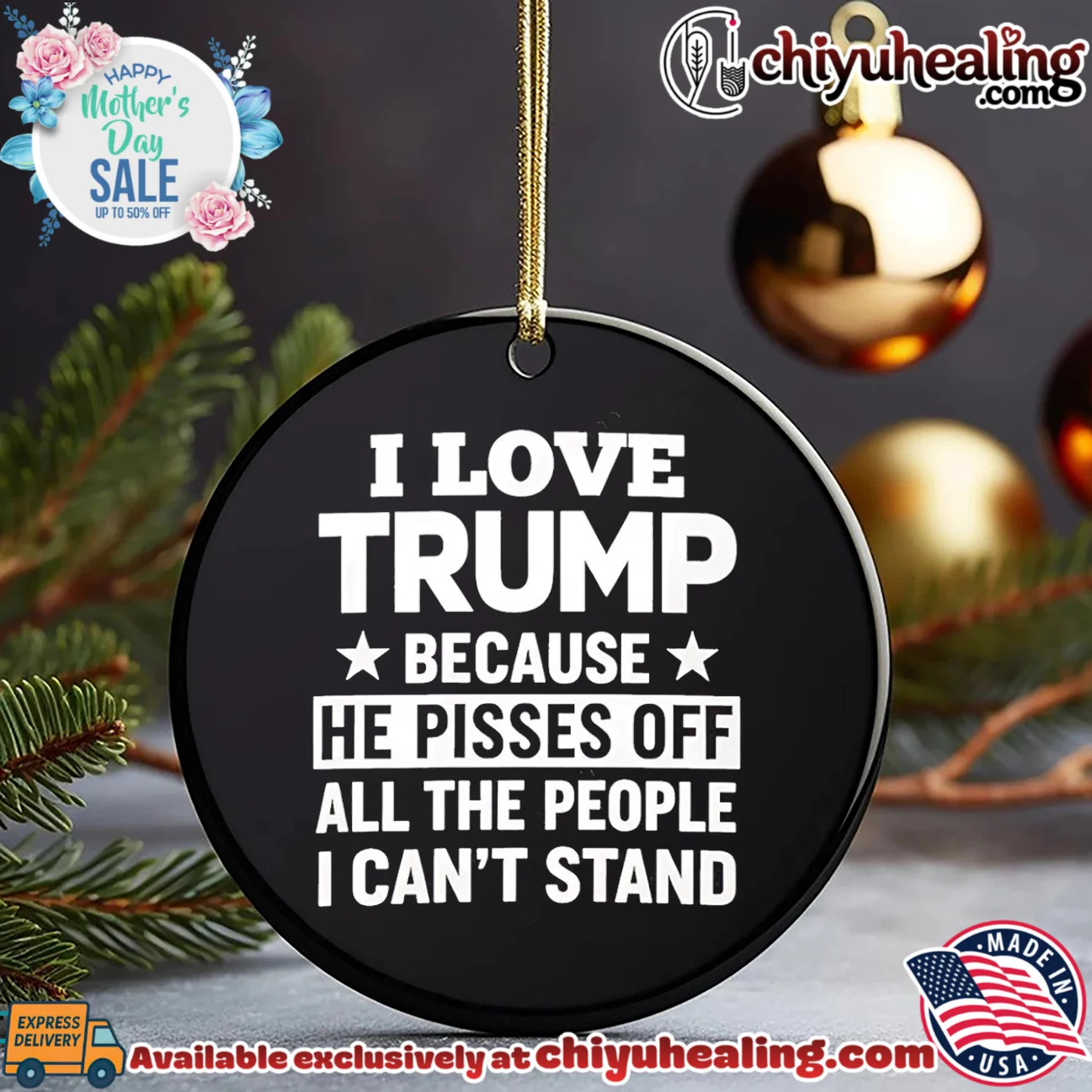 I love Trump because he pisses off all the people I can't stand shirt & hoodie I love Trump because he pisses off all the people I can't stand shirt & hoodie