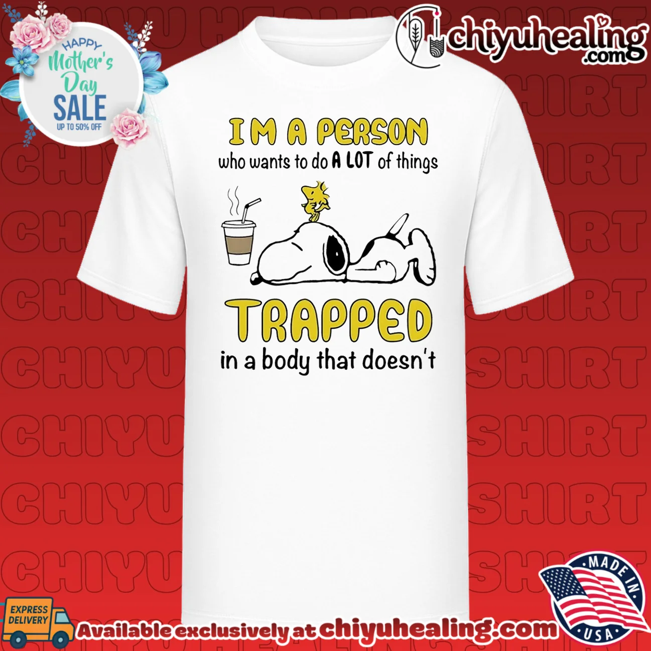 I'm a person who wants to do a lot of things trapped in a body that doesn't Snoopy