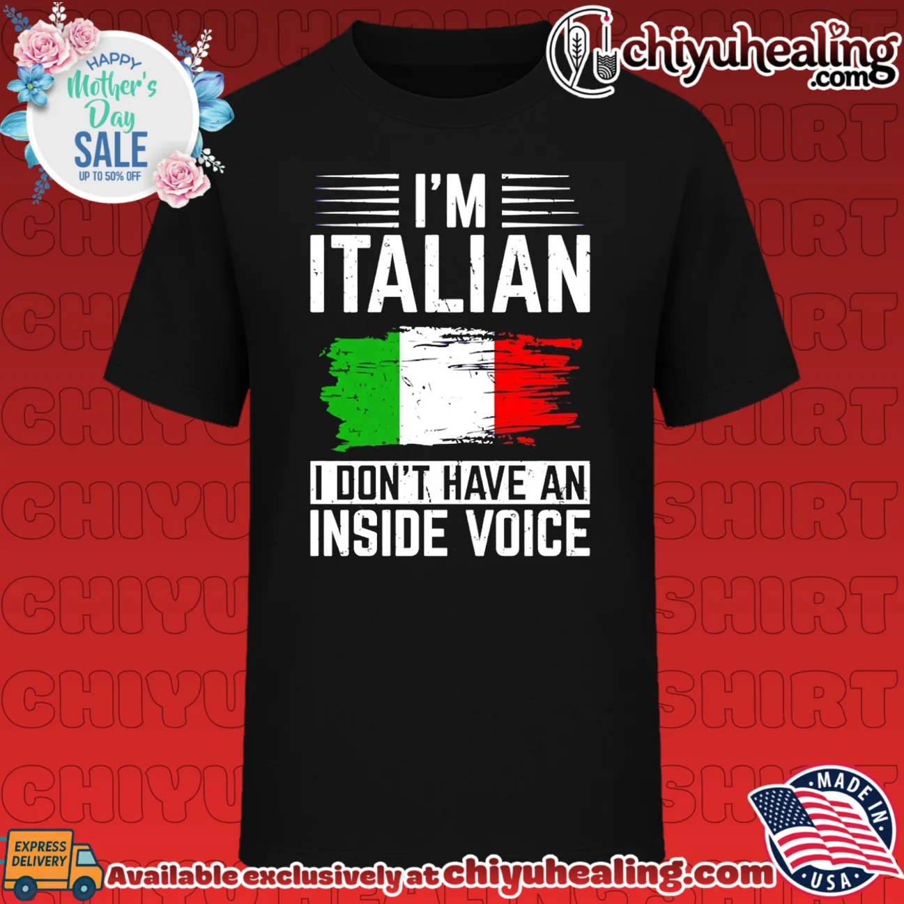 I'm Italian I Don't Have an Inside Voice shirt & hoodie