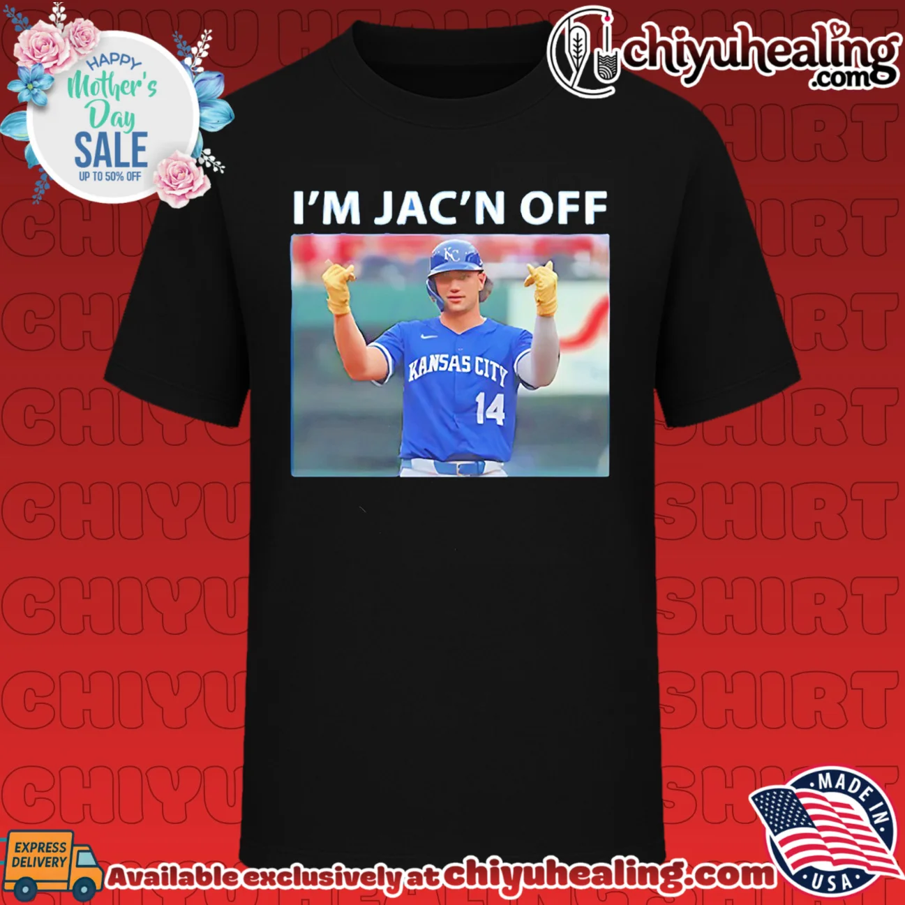 I'm Jac'n Off Baseball Kansas City Royas