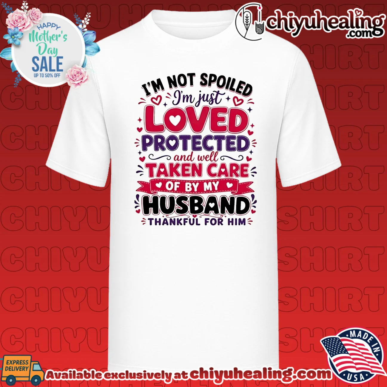 I'm not spoiled I'm just loved protected and well taken care of by my husband