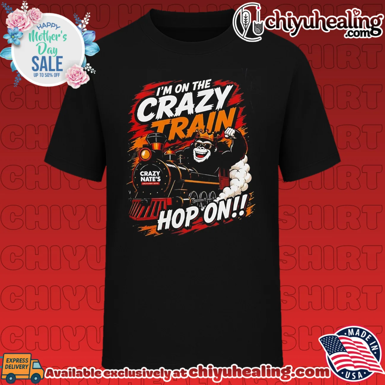 I'm on the crazy train hop on King Kong