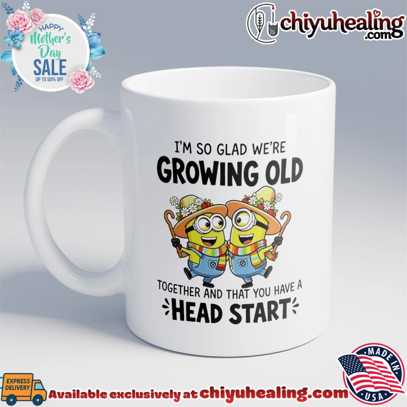 I'm so glab we're growing old together and that you have a head start Minion essential shirt & hoodie | Modern Street Style I'm so glab we're growing old together and that you have a head start Minion