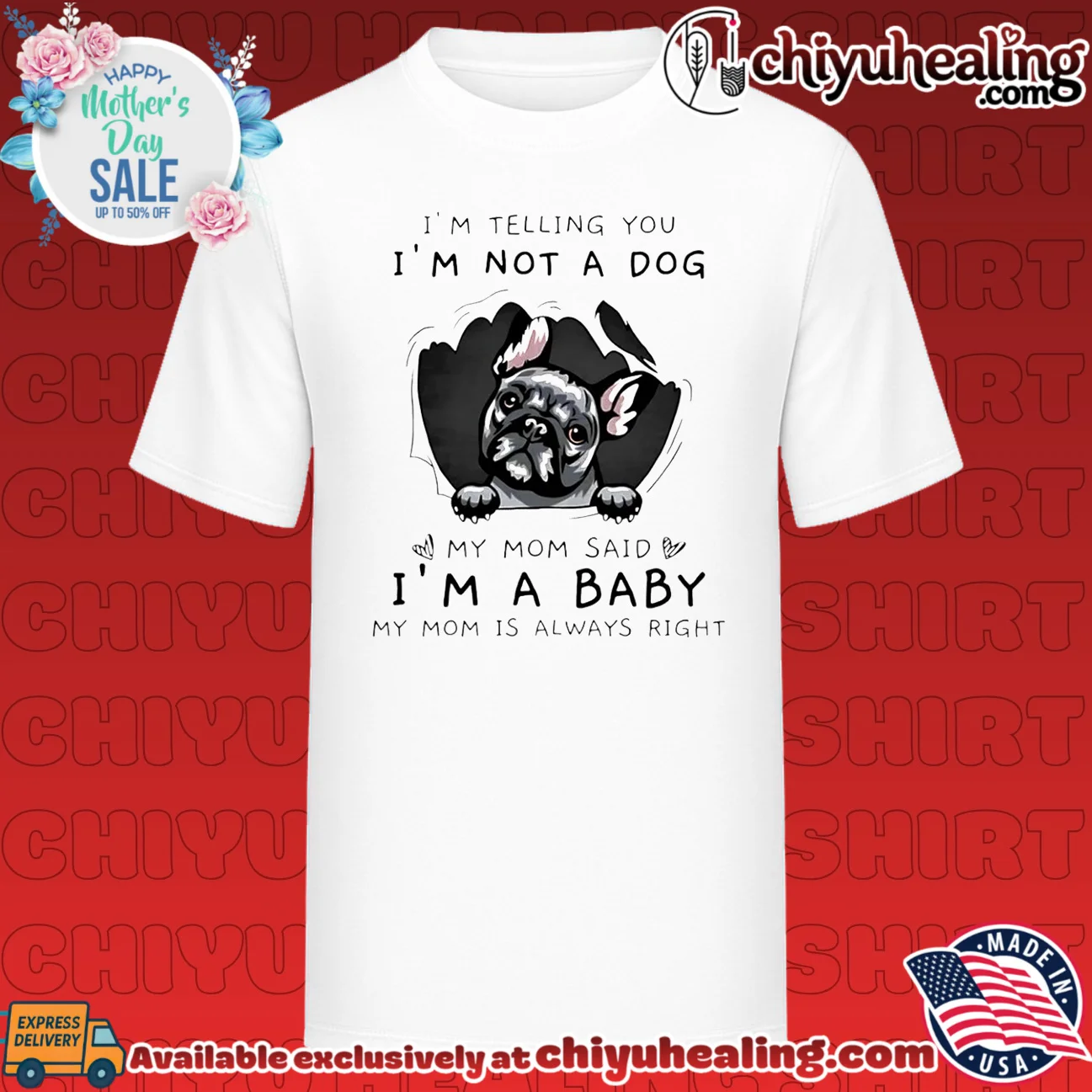 I'm telling you I'm not a dog my mom said I'm a baby my mom is always right