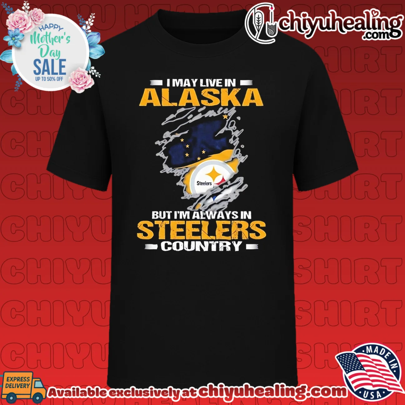 I may live in Alaska but I'm always in Steelers country