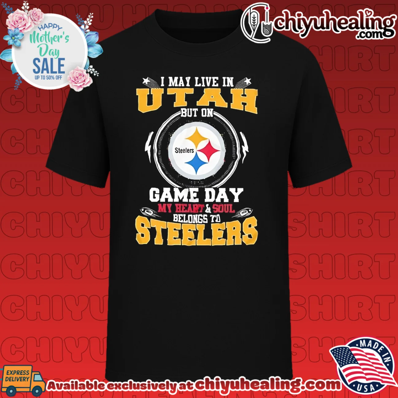 I may live in Utah but on game day my heart and sould belongs to Steelers