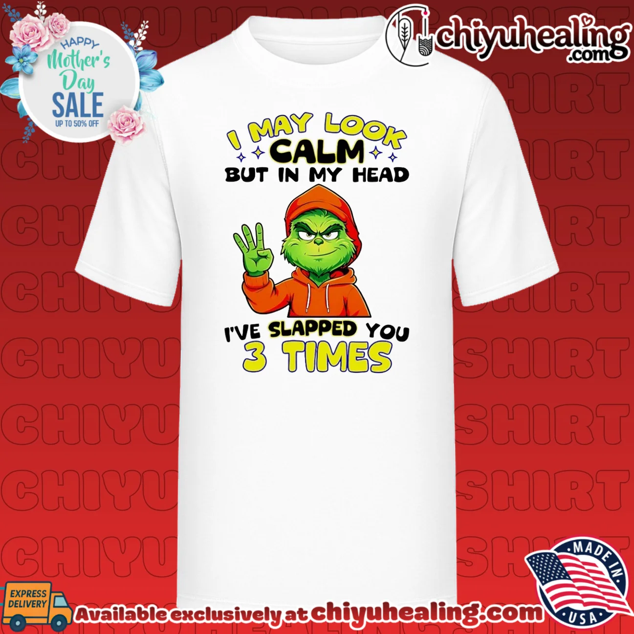 I May Look Calm but in My Head I Have Slapped You 3 Times shirt & hoodie
