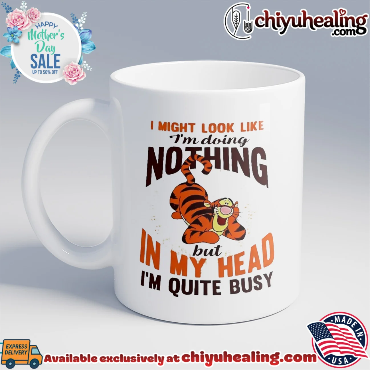 I Might Look Like I Am Doing Nothing but in My Head I Am Quite Busy Tigger shirt & hoodie I Might Look Like I Am Doing Nothing but in My Head I Am Quite Busy Tigger