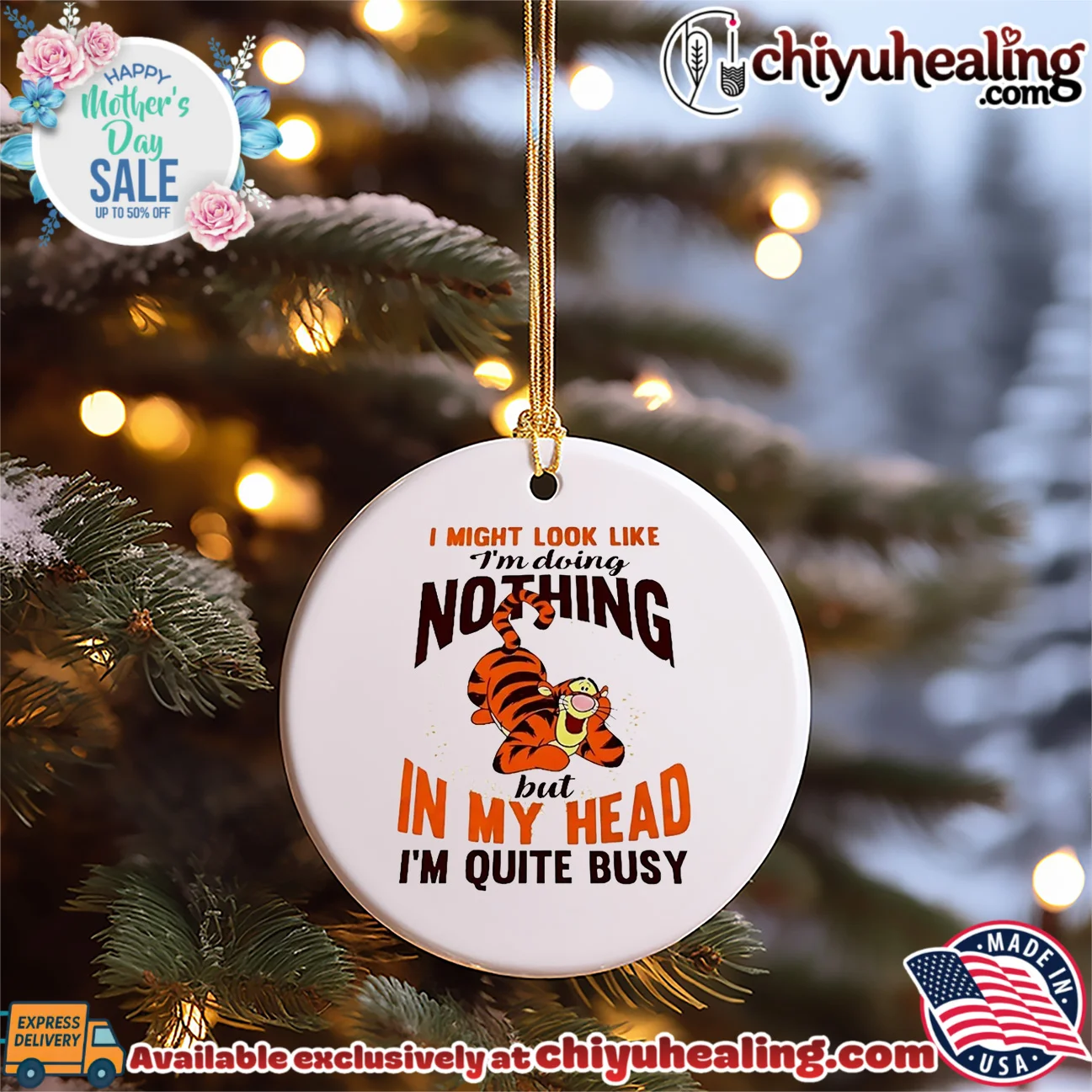 I Might Look Like I Am Doing Nothing but in My Head I Am Quite Busy Tigger shirt & hoodie I Might Look Like I Am Doing Nothing but in My Head I Am Quite Busy Tigger